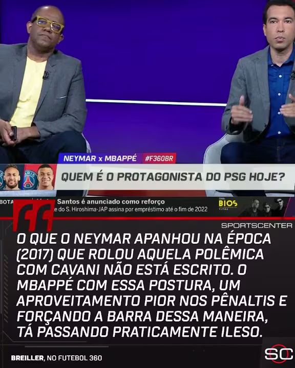 'SE FOSSE O NEYMAR, ESTARIA APANHANDO MAIS', DISPARA BREILLER SOBRE POLÊMICAS COM MBAPPÉ 😱😨 #shorts