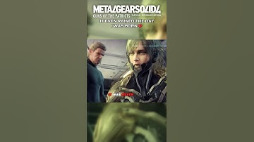Raiden & Snake: Born in Rain, forged in Pain💔#shorts #gaming #edit #viralvideo #mgs #cinematic #ps3