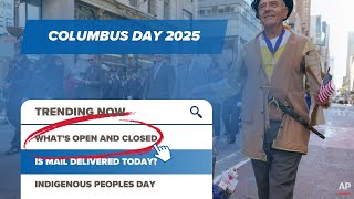 Columbus Day 2025 | What's open? Banks, mail, stores and more