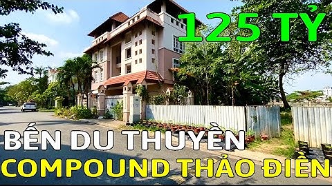 Bán đất biệt thự Thảo Điền đường Nguyễn Văn Hưởng Quận 2 khu compound view sông AT206