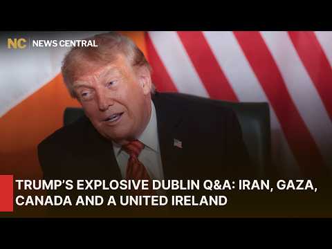 Trump Unleashes Major Iran Warning and Shocks Dublin With Ireland Remark | AC1W