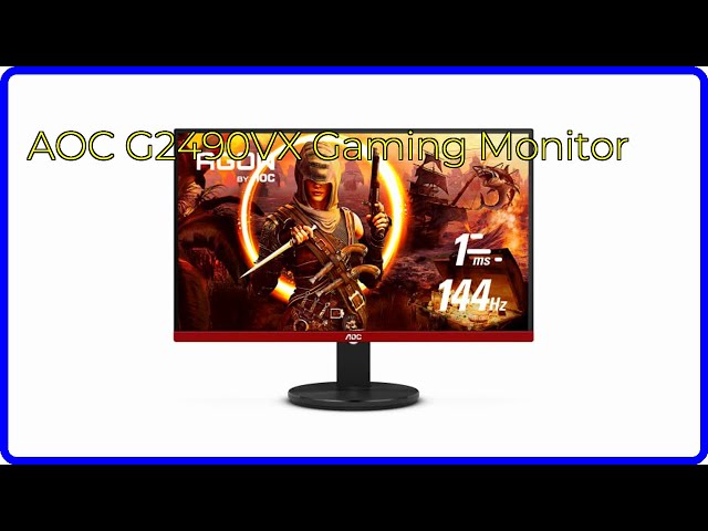 REVIEW (2026): AOC G2490VX Gaming Monitor. ESSENTIAL details
