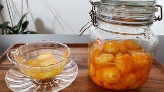 【蜂蜜金桔茶】清香爽口甜而不腻太好喝了 Honey kumquat tea