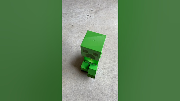 Minecraft Exploding RC Creeper #minecraft #asmr #rc
