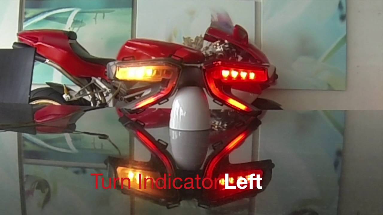 Ducati Panigale DIY Sequential Tail Light YouTube