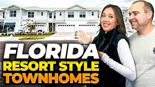 Touring a RESORT STYLE Townhome in San Antonio Florida | DRB Homes at Mirada