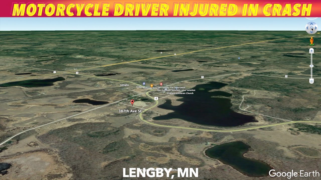 UPDATE: Motorcycle Driver Injured In Crash By Lengby, MN Saturday Night ...