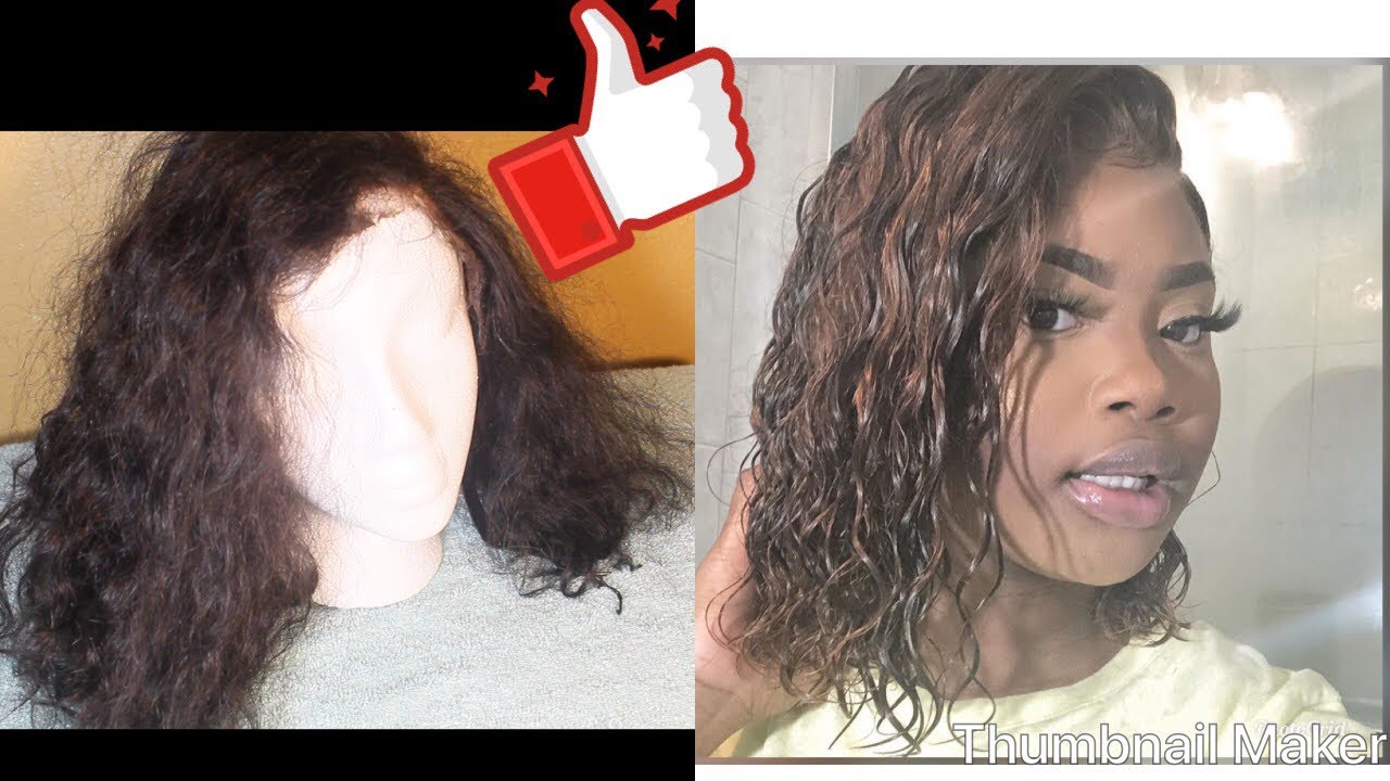 How To Dye Lace Front Wig From Black To Brown Luvmehair Review YouTube