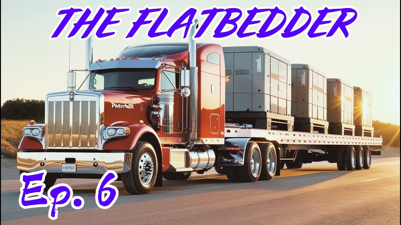 American Truck Simulator - The Flatbedder Ep. 6 ( Tripple Flatty Baby!!! ) Peterbilt 389