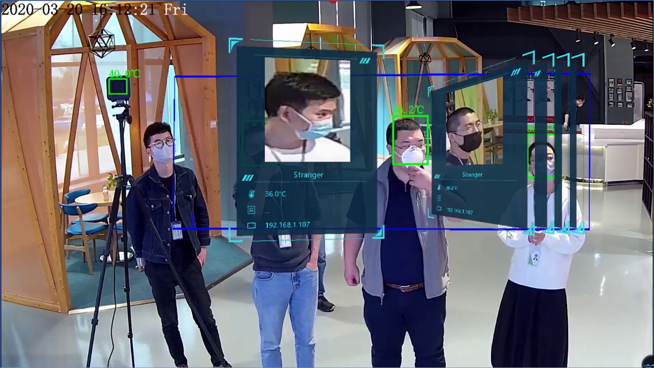 Камеры для определения температуры тела