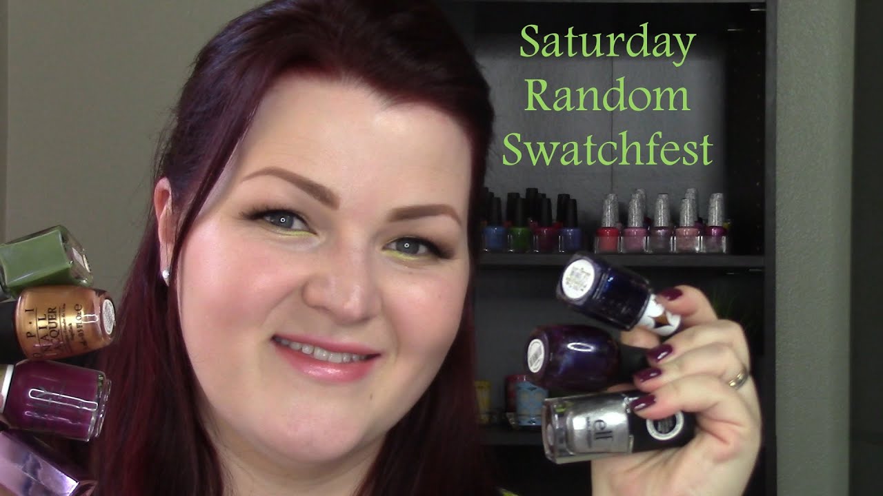 Saturday Random Swatchfest 1/23/2016
