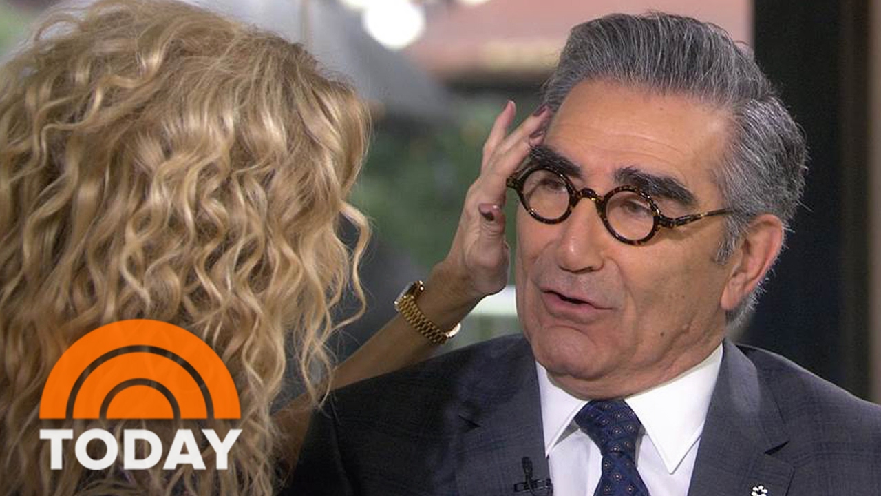 Eugene Levy's Iconic Eyebrows Get A Sultry Massage From Kathie Lee | TODAY  - YouTube