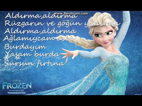 Elsa Aldırma Türkçe Lyrics