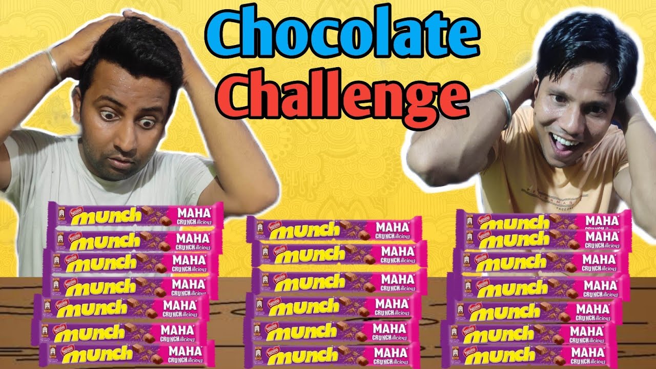 50 Munch Chocolate Eating Challenge | Chocolate Competition | Food Challenge India
