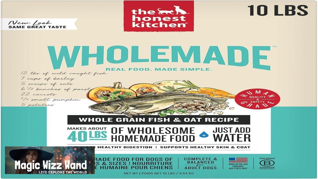 The Honest Kitchen Wholemade Whole Grain Fish & Oats Dog Food 10