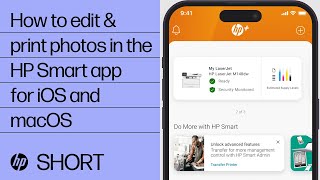 How to edit & print photos in the HP Smart app for iOS and macOS | HP printers | HP Support screenshot 2