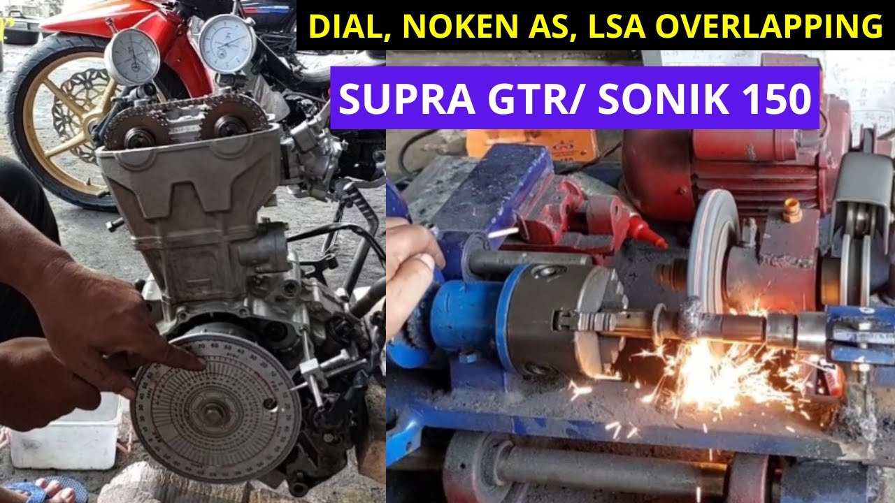 TUTORIAL CARA DIAL NOKEN AS SUPRA GTR,  SONIK 150, CUSTOM NOKEN AS, ANGKA LSA, LIFT, OVERLAPPING.