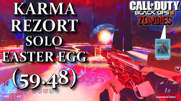 "KARMA REZORT" Full Speedrun (59.48) - BO3 Custom Zombies