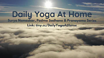 Surya Namaskar, Padma Sadhana & Pranayama Series | June 1-7 | 5:55-6:55 PM IST