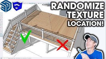 How to RANDOMIZE TEXTURE LOCATIONS in SketchUp!