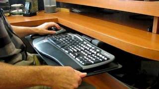 Ergonomic Keyboard Tray Resimi