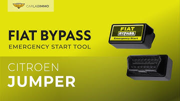Citroen Jumper Emergency Start | IMMO OFF with Fiat Bypass | CarLabImmo