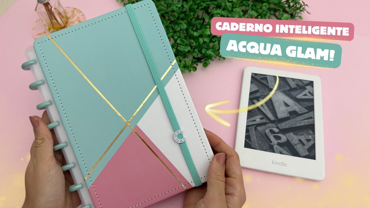NOVIDADE CADERNO INTELIGENTE - CADERNO ACQUA GLAM, CANDY COLOR BEM LINDO!