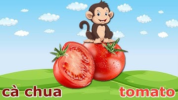 Bé Học Về Rau Củ Quả Từ A - Z | P1: Các Loại Quả | Song Ngữ Việt Anh.