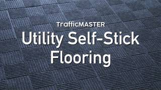 Utility Self-Stick Flooring Installation
