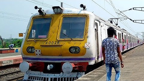Amazing Aerodynamic Face Super Speedy Barddhaman-Howrah Chord line EMU Local Train | Eastern Railway