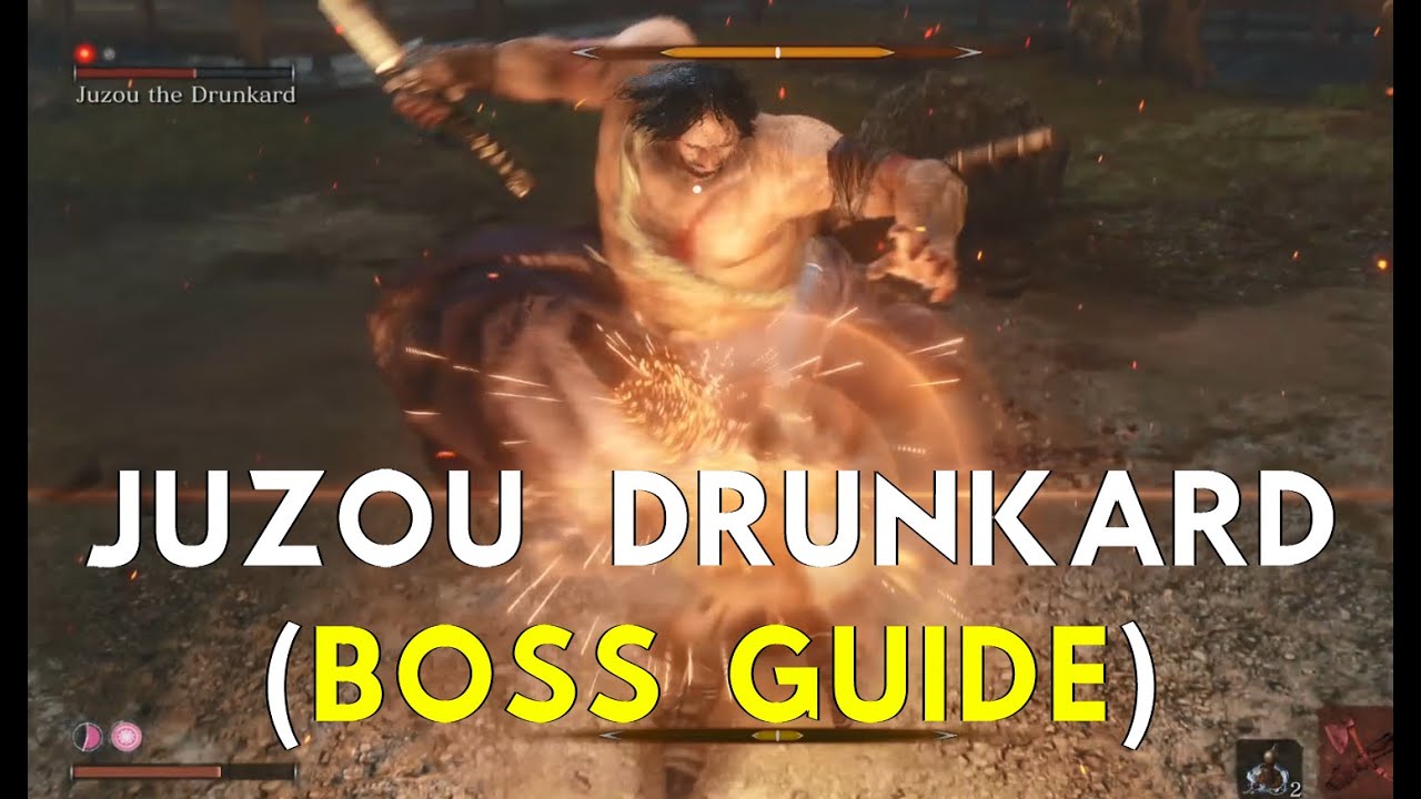 Sekiro - Juzou the Drunkard Fight (How to Kill Boss Guide) - YouTube