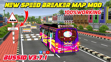 🎀🤩NEW SPEED BREAKER & BARRICADE MAP MOD BUSSID V3.7.1🔥😎