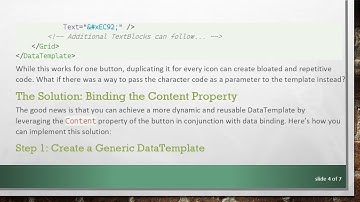 Creating a Dynamic XAML DataTemplate: Passing Parameters to Simplify Your UI