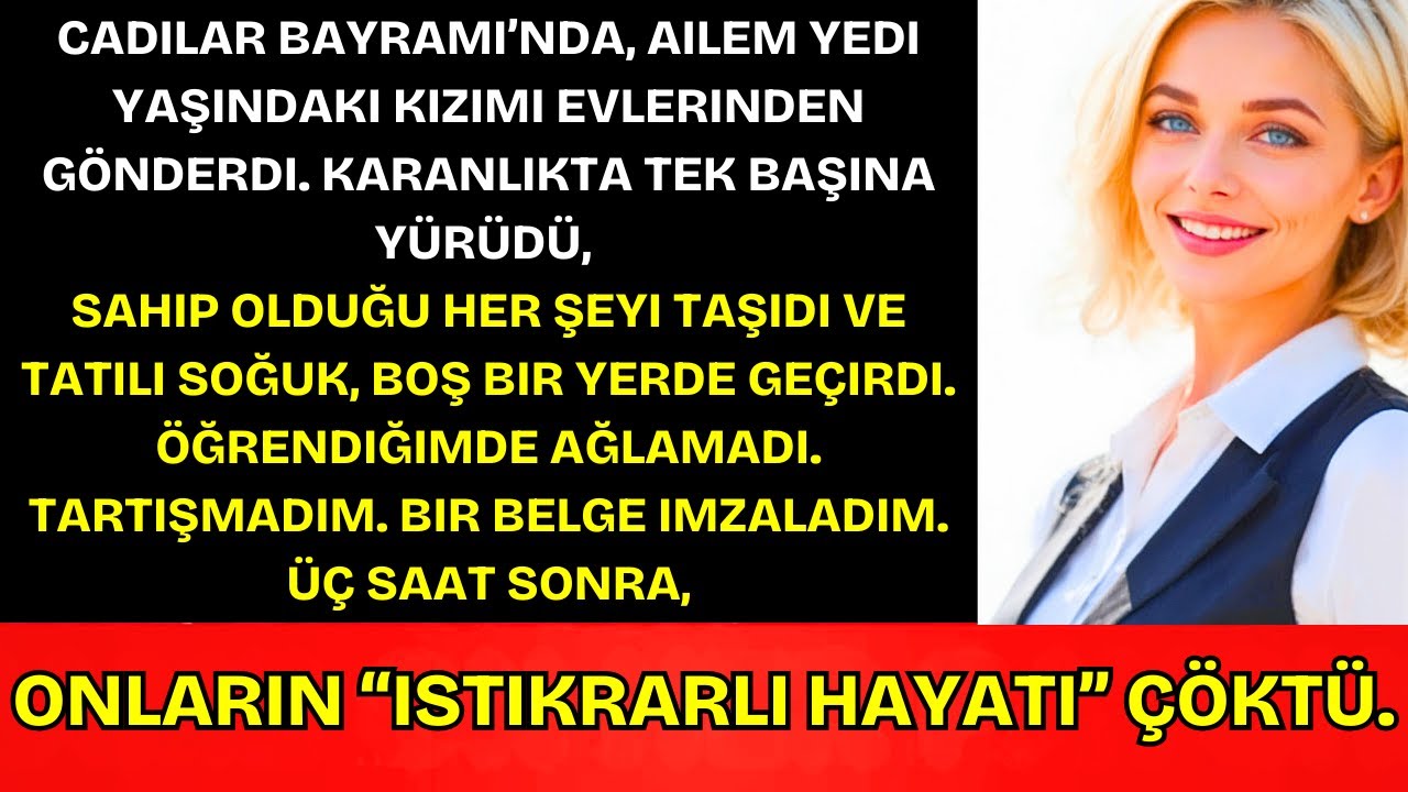 Cadılar Bayramında 7 Yaşındaki Çocuğumu Çıkardılar—Sessiz Kaldım, Bir Kez İmzaladım Ve Bitti
