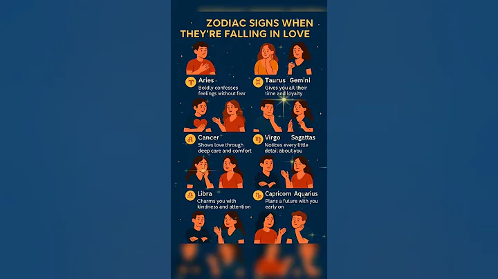 Zodiac Signs When They're Falling in Love #astrology #horoscope #usa