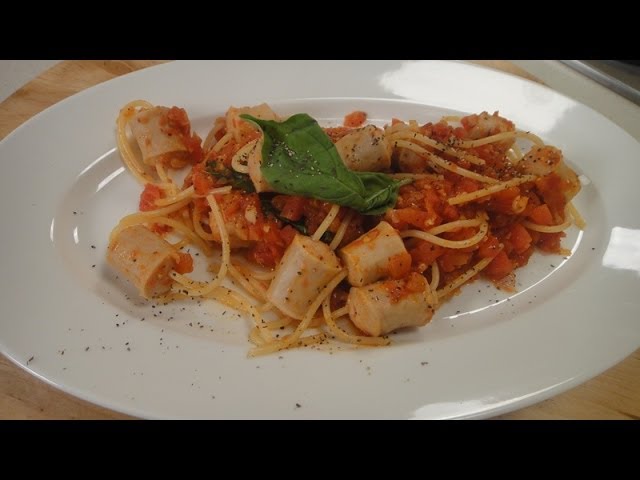 Spaghetti With Chicken Sausages