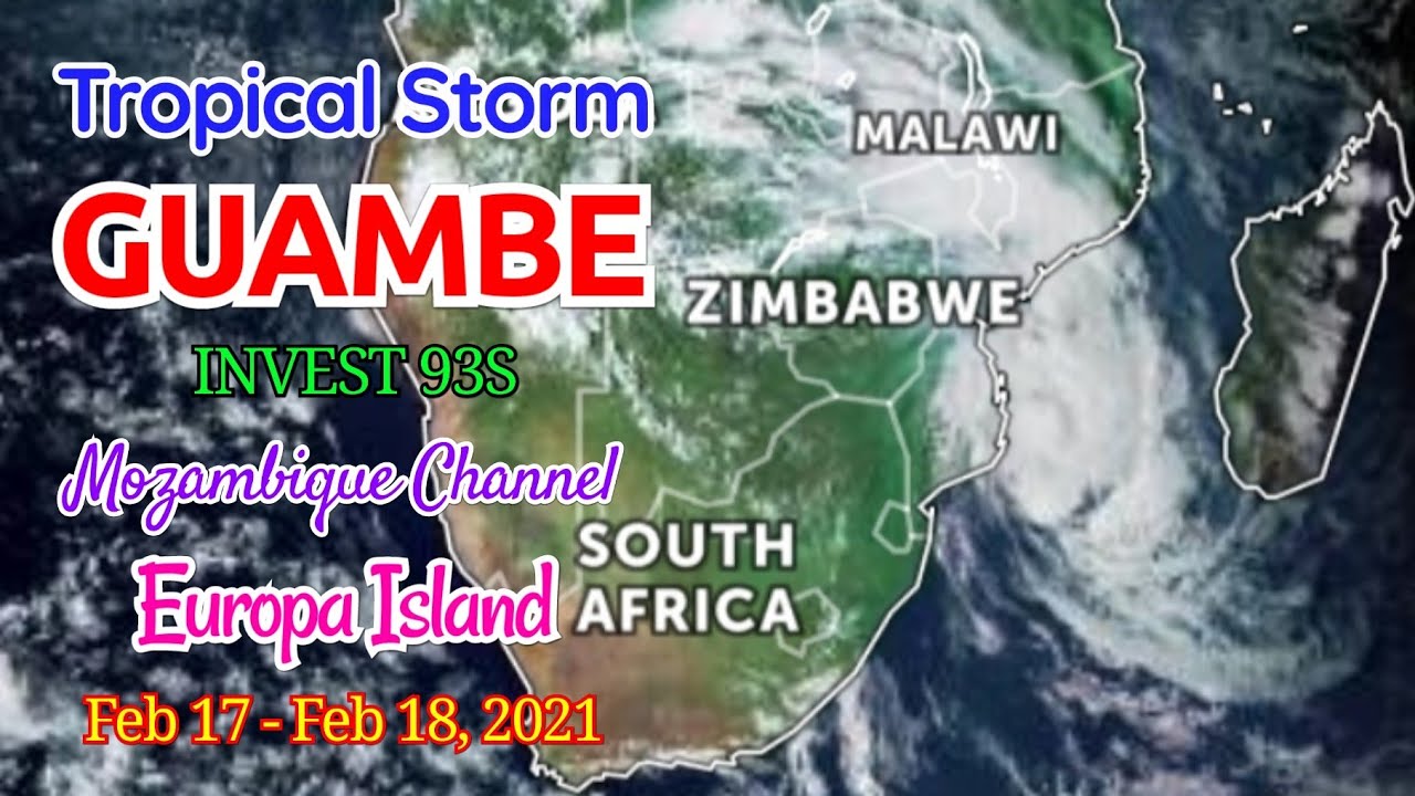 புயல் Tropical Storm GUAMBE (INVEST 93S) | Feb 17, 6pm to Feb 18, 6pm 2021 | Europa Island.