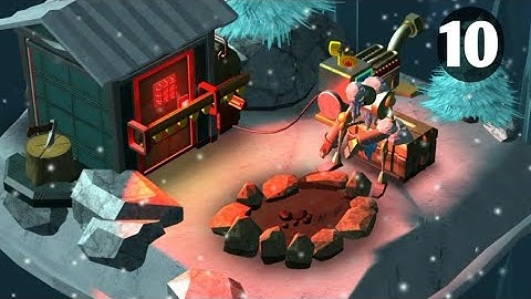 Tiny Robots Android walk-through Gameplay level 10 (Frozen)