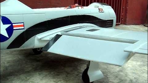 Dynam T-28 Trojan Flaps Install