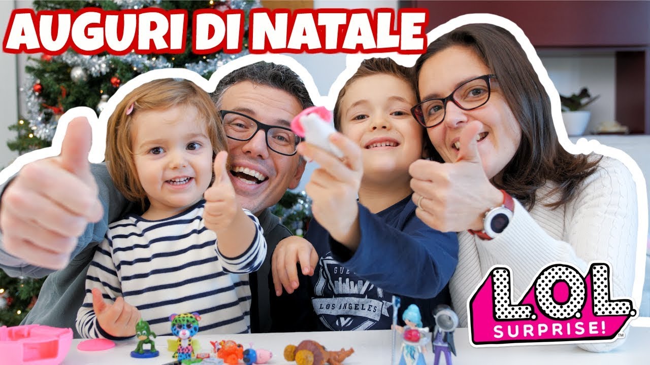 AUGURI DI NATALE con apertura BLIND BAGS e LOL Surprise