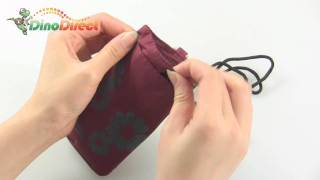 Four Flower Pattern Uncovered Universal Mobile Phone Soft Pouch - dinodirect screenshot 5
