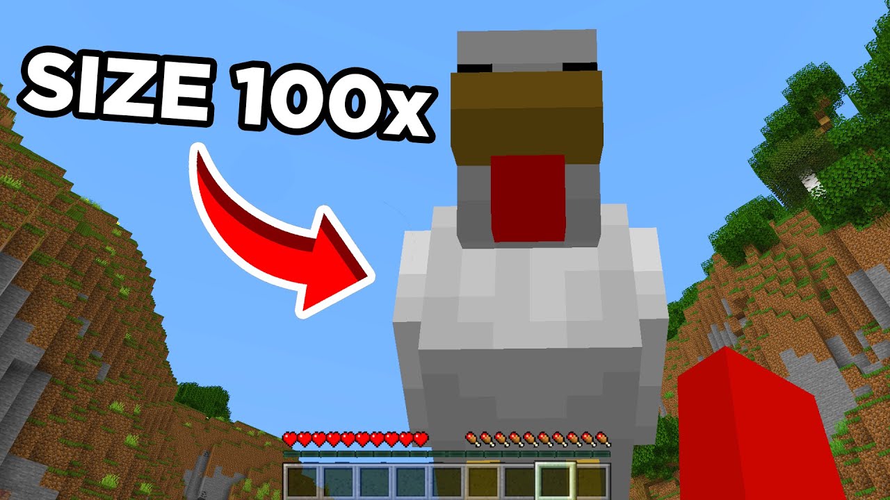 This is Minecraft's Biggest Chicken... - made by delilahdied