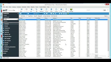 Act! Custom Tables mass import from Contacts and Table Field updates1