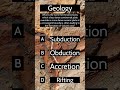 What is the name for the process by which a less dense continental plate overrides a more dense ocea