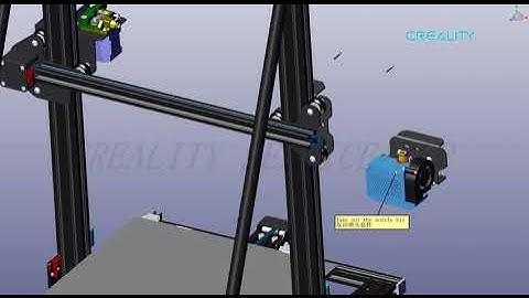Service tutorial CR 10 V2 replace the X axis belt