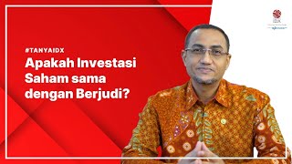 Apakah Investasi Saham sama dengan Berjudi?