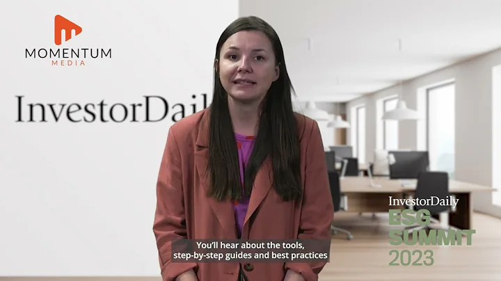 Key update on the upcoming ESG Summit 2023 direct from the editor of InvestorDaily, Maja