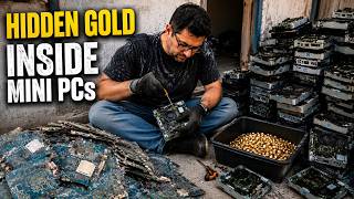 Gold & Silver Recovery from Scrap Mini Computers | Complete Refining Process
