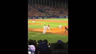 150905 山田哲人想盜壘 黑田博樹嚴加看管