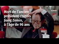 Mort de lancien prsident chinois jiang zemin  lge de 96ans